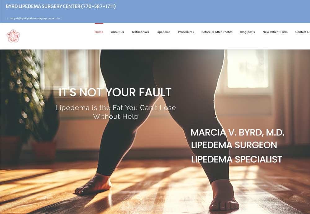 Lipedema website development